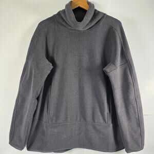 Mountain Hardwear Womes L Cowl Long sleeved pullover sweatshirt top hiking gray